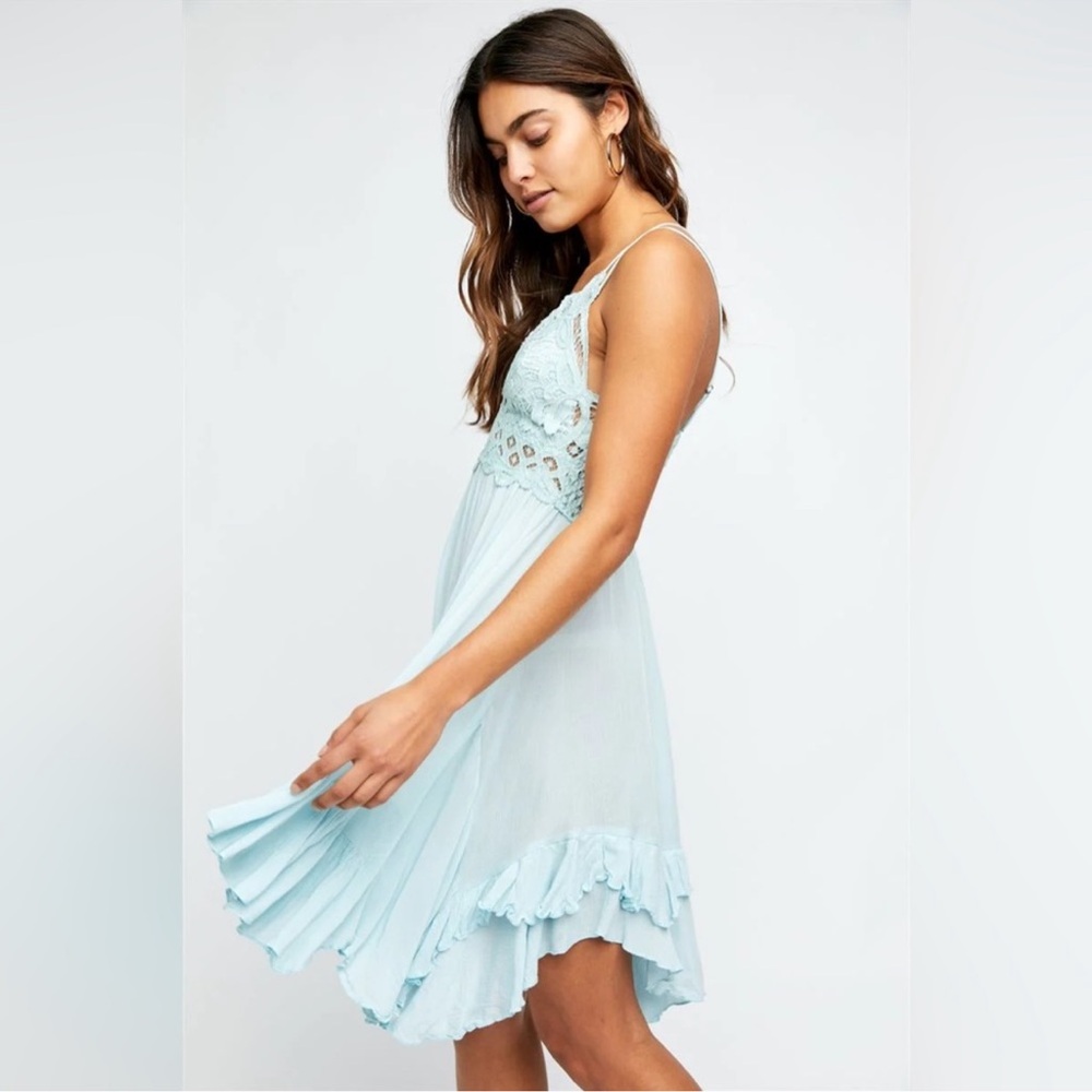 Free People ADELLA MINI DRESS SIZE XSMALL - Picture 7 of 16